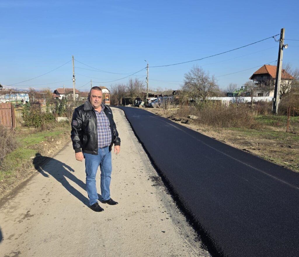 Drumul dintr-un sat al comunei Bălești a fost modernizat